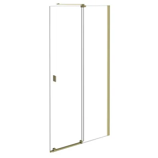 Kabina prysznicowa Besco Vayo 120x200 walk-in złoty połysk transparentne VYG-120-200C - Kabiny prysznicowe - miniaturka - grafika 1