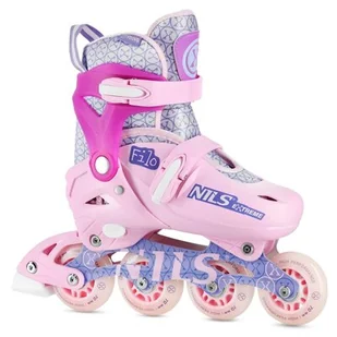 Rolki NILS EXTREME NA13102 ( 30-33) Różowy - Rolki - miniaturka - grafika 1