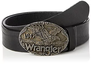 Paski - Wrangler Pasek orła Pasek Mężczyźni , Czarny , 105cm - grafika 1