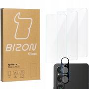 Szkła hartowane na telefon - 3x Szkło + szybka na aparat BIZON do Xperia 1 V - miniaturka - grafika 1