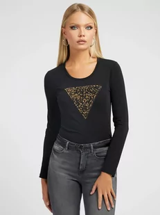 Long Sleeve Guess W2Bi67 J1300 Jblk S - Koszulki i topy damskie - miniaturka - grafika 1