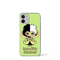Etui i futerały do telefonów - ERT GROUP etui na telefon Apple Iphone 12 Mini, case oryginalny i oficjalnie licencjonowany przez Disney, wzór Cruella 006, optymalnie dopasowane, plecki z TPU - miniaturka - grafika 1