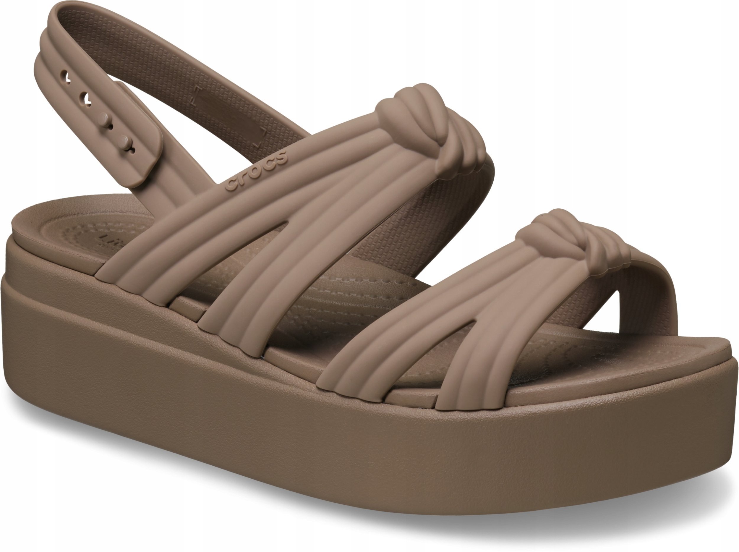 Crocs Crocs Brooklyn Knot Low Wedge Sandal 212864-2Q9 Brązowe 41/42