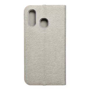 Forcell Kabura LUNA Book Gold do SAMSUNG Galaxy A40 srebrny - Etui i futerały do telefonów - miniaturka - grafika 1