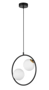 Aqua lampa wisząca 2-punktowa czarna/złota 33410 - Lampy sufitowe - miniaturka - grafika 1