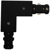 Oświetlenie warsztatowe - Light Prestige L łącznik czarny do szynoprzewodów LP-552-S-BK - miniaturka - grafika 1