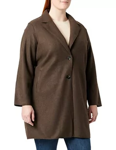 ONLY Onlcarrie Bonded Coat Otw Noos Płaszcz Kobiety,Hot Fudge/Szczegóły: melanż,XS - Płaszcze damskie - miniaturka - grafika 1