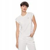 Koszulki i topy damskie - Pepe Jeans Koszulka Damska T-Shirt Lory Future Biała R.M - miniaturka - grafika 1