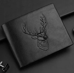 Elegancki Portfel jagermeister jagermeifter jeleń prezent - Portfele - miniaturka - grafika 1
