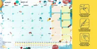 Planery - Planer Miesięczny Plan Lekcji Suchoscieralny A3 - miniaturka - grafika 1