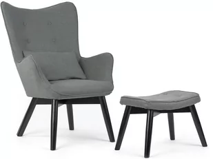Sofotel Fotel uszak z podnóżkiem Norse szary 2040 - Fotele - miniaturka - grafika 1