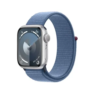 APPLE Watch 9 GPS 45mm Aluminium opaska sportowa Niebieski - Smartwatch - miniaturka - grafika 1