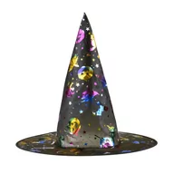 Dekoracje domu - Arpex KAPELUSZ CZAROWNICY Z HOLOGRAMEM zakupy dla domu i biura! SH8342 - miniaturka - grafika 1