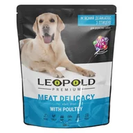 Mokra karma dla kotów - Leopold Premium z drobiem 500g - 65% mięsa - dla psa - miniaturka - grafika 1