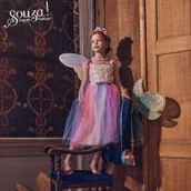 Zabawy w naśladowanie dorosłych - Souza! Kostium sukienka i skrzydła motyla wróżka Felicity 3-4 lata - miniaturka - grafika 1