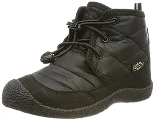 KEEN Unisex dziecięce buty Howser 2 Chukka wodoodporne buty, Czarny, 3 UK - Buty dla chłopców - miniaturka - grafika 1