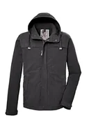Kurtki męskie - G.I.G.A. DX Męska kurtka/kurtka przejściowa z kapturem GS 16 MN JCKT GOTS, antracyt, 3XL, 42660-000 - miniaturka - grafika 1
