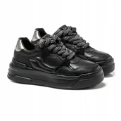 Sneakersy damskie - Sneakersy damskie Karl Lagerfeld Krew Max Kc 38 - miniaturka - grafika 1