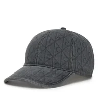 Czapki damskie - Czapka z daszkiem Calvin Klein Denim Emblem Burnout LV04F5042G Szary - miniaturka - grafika 1