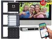 Wideodomofony - Zestaw modułowy wielorodzinny wideodomofon IP Vidos ONE 6x M2020 A2000-G/D/N FullHD IPS Szyfrator Natynkowy - miniaturka - grafika 1