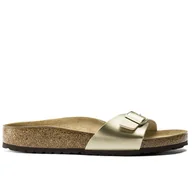 Klapki i japonki damskie - Klapki Birkenstock Madrid 1016107 - złote - miniaturka - grafika 1