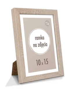 Ramka A6 10X15 Cm Na Zdjęcia Foto Rama 15X10 Dąb Sonoma Brązowa - Ramki na zdjęcia - miniaturka - grafika 1