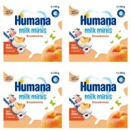 Desery dla dzieci - Humana Milk Minis Deserek jogurtowy po 6. miesiącu brzoskwinia Zestaw 4 x 400 g - miniaturka - grafika 1