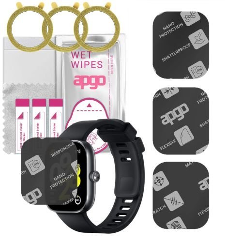 3x szkło Hybrydowe MATOWE do Xiaomi Redmi Watch 4, zamiennik hartowanego