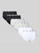 Majtki damskie - Slipy z detalem z logo w zestawie 6 szt. - miniaturka - grafika 1