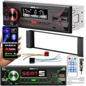 Radia samochodowe - Radio samochodowe 1DIN NCS RS-107 Seat Lean 1 I Toledo 2 II Bluetooth USB / Audi A3 8L Audi A6 C5 - miniaturka - grafika 1