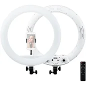 Wyposażenie ciemni fotograficznej - MITOYA MTY-18C Lampa pierścieniowa LED Ring 45cm 2700-6500K - miniaturka - grafika 1