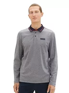 Koszulki męskie - TOM TAILOR Męska koszulka polo, 10668 - Sky Captain Blue, 3XL - miniaturka - grafika 1