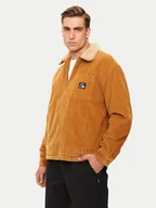 Kurtki męskie - Quiksilver Kurtka przejściowa DNA Sherpa Harrington EQYJK04064 Beżowy Regular Fit - miniaturka - grafika 1