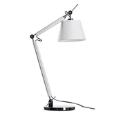 Lampy stojące - Lampka biurkowa Zyta AZ2307+AZ2599 Azzardo wysięgnik regulowany chrom biały - miniaturka - grafika 1