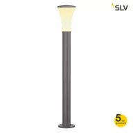 Lampy ogrodowe - SLV Modny słupek oświetleniowy ALPA CONE 100, szary - miniaturka - grafika 1