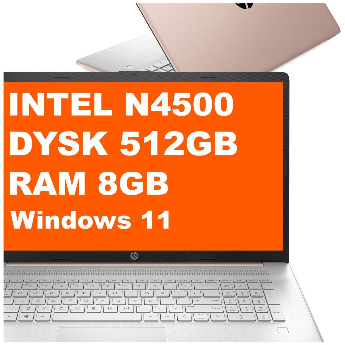 HP 17-cn0514nr / B90H8UA / Intel N4500 / 8GB / 512GB / Intel UHD / 17,3