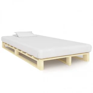 Rama łóżka z palet, lite drewno sosnowe, 120 x 200 cm kod: V-285236 - Vida - Łóżka - miniaturka - grafika 1