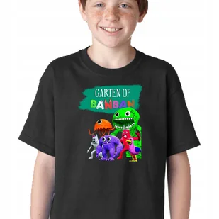 P026 DZIECIĘCA KOSZULKA GARTEN OF BANBAN GRA BAN BAN PREZENT CZARNA 104 - Moda i Uroda OUTLET - miniaturka - grafika 1