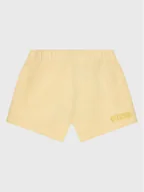 Spodenki damskie - Guess Szorty materiałowe K3GD11 KA6R3 Beżowy Regular Fit - miniaturka - grafika 1
