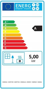 Kominek wolnostojący stalowy 5-7kW (kolor: czarny, średnica wylotu spalin: 130 mm) - spełnia anty-smogowy EkoProjekt 99680076 - Kominki wolnostojące - miniaturka - grafika 7