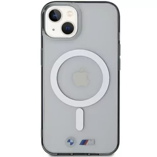 Etui BMW BMHMP15SHCRS iPhone 15 6.1" przezroczysty/transparent hardcase Silver Ring MagSafe - Etui i futerały do telefonów - miniaturka - grafika 3