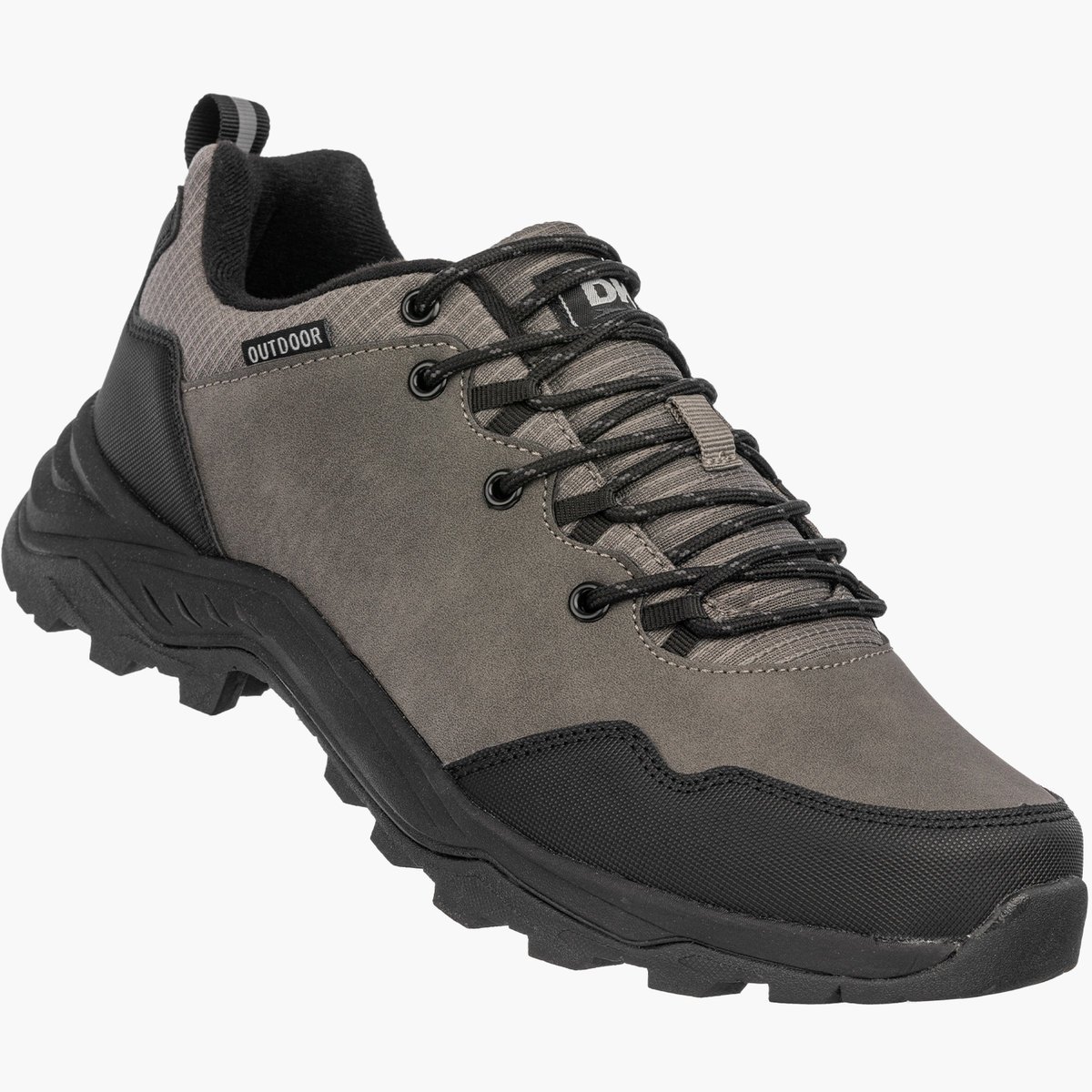 Sneakersy Męskie Ekoskóra Buty Sportowe Półbuty Outdoor Szare DK TRAIL 46