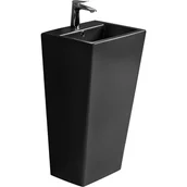 Umywalki - Mexen Liza umywalka wolnostojąca 44 x 38 cm, czarna mat - 26154470 - miniaturka - grafika 1