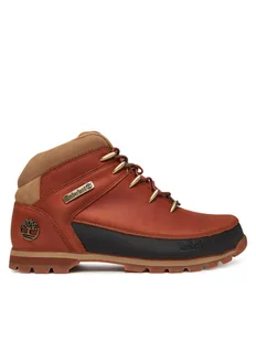 Timberland Trapery Euro Sprint Mid Lace TB0A2K84EJD1 Brązowy - Botki męskie - miniaturka - grafika 1