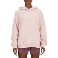 Bluzy sportowe damskie - Bluza New Balance WT41537OUK - różowa - miniaturka - grafika 1