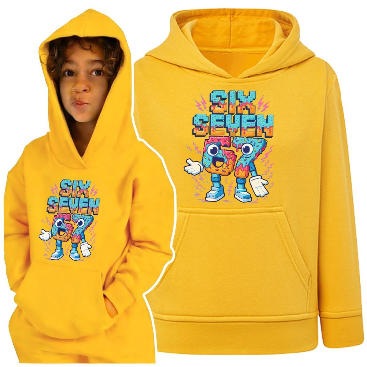 BLUZA DZIECIĘCA MEM SIX SEVEN 67 SIKS SEWEN WZORY PREZENT DLA DZIECKA 7-8