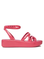 Sandały damskie - Melissa Sandały Melissa Debbie Ad 33997 Różowy - miniaturka - grafika 1