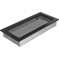Kratki wentylacyjne - Parkanex kominkowa czarna 17x37 wentylacyjna kominek - miniaturka - grafika 1