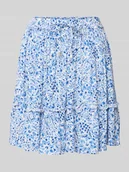 Spódnice - Spódnica mini rozkloszowana z czystej wiskozy model ‘IBIZA’ - miniaturka - grafika 1