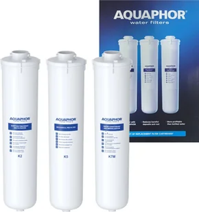 Aquaphor Aquaphor Morion Duży serwis - Komplet 3 wkładów do filtra Morion [K2, K5, K7M] - Wkłady filtrujące - miniaturka - grafika 1